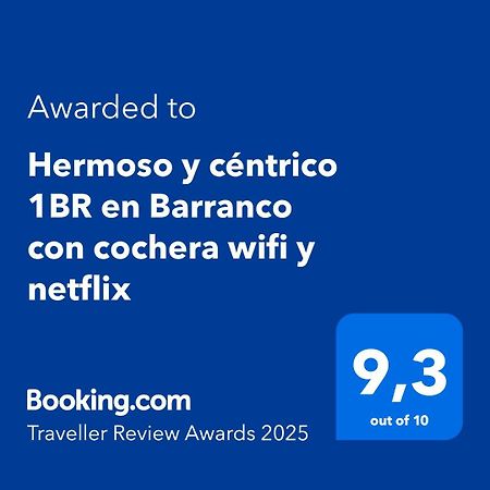 Hermoso Y Centrico 1Br En Barranco Con Cochera Wifi Y Netflix 리마 외부 사진
